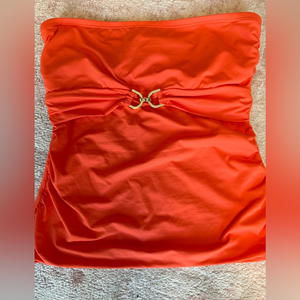 Michael Kors- orange tankini top
